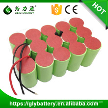 Ni-CD de alta capacidade 18V 3000mAh / 4000mah / 5000mAh bateria recarregável tamanho D